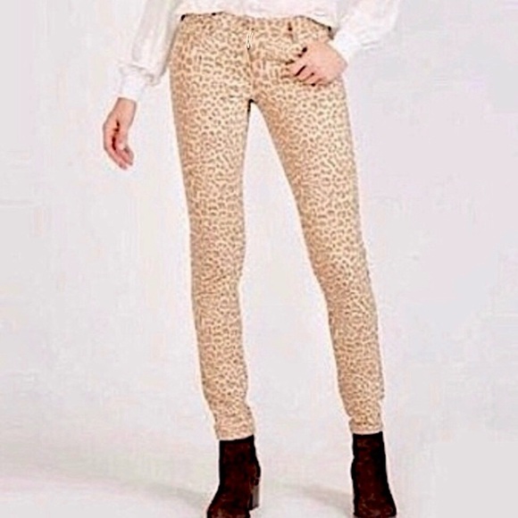 J. McLaughlin Lexie Cheetah jeans - Picture 1 of 8